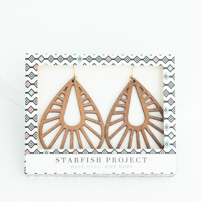 Abide Wooden Earrings