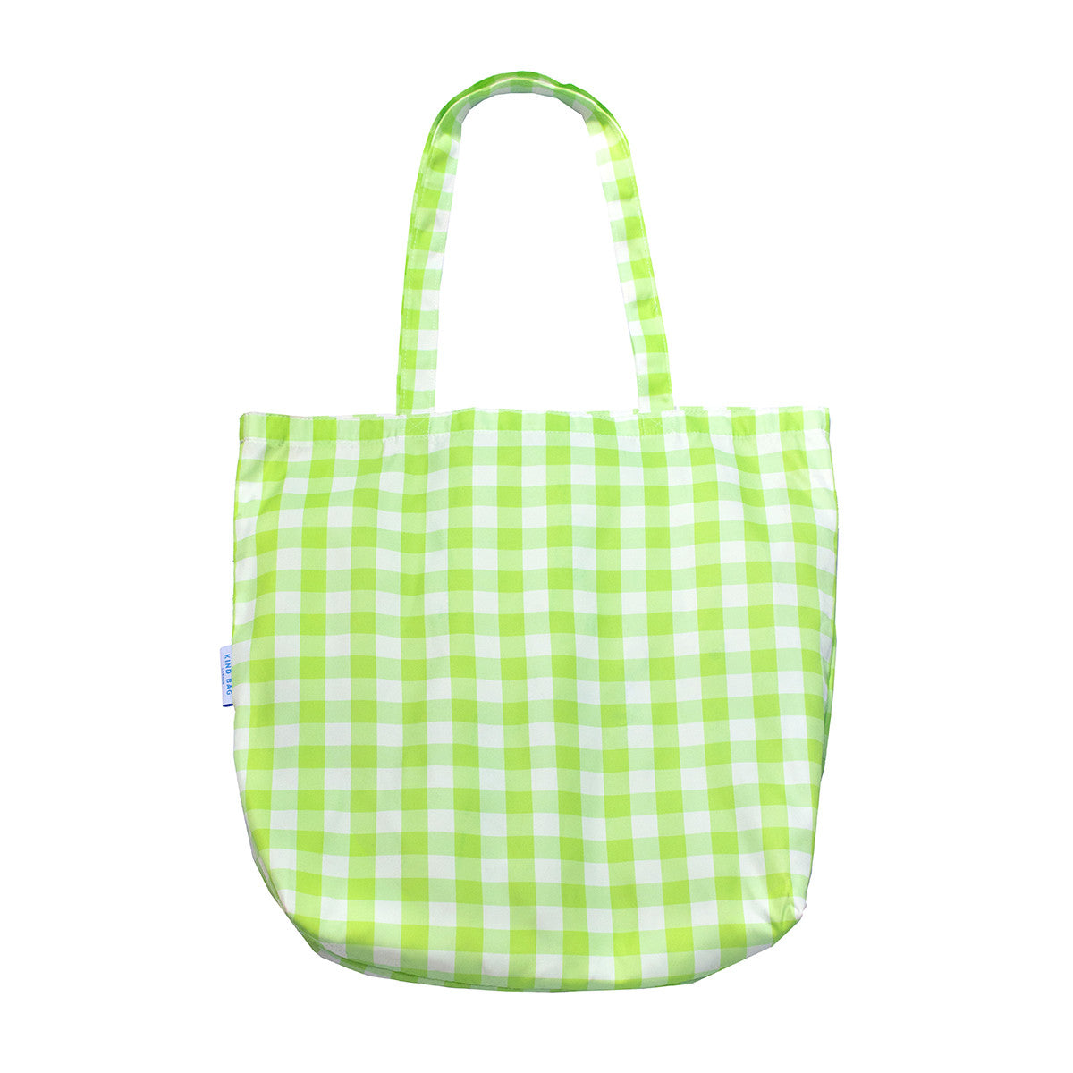 Tote Bag - Lime Green Gingham