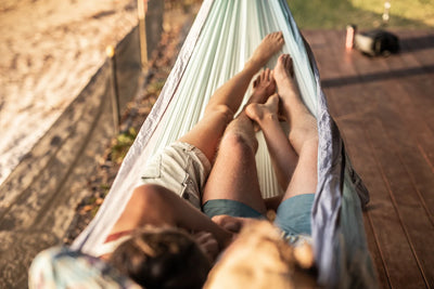 Recycled Hammock with Straps